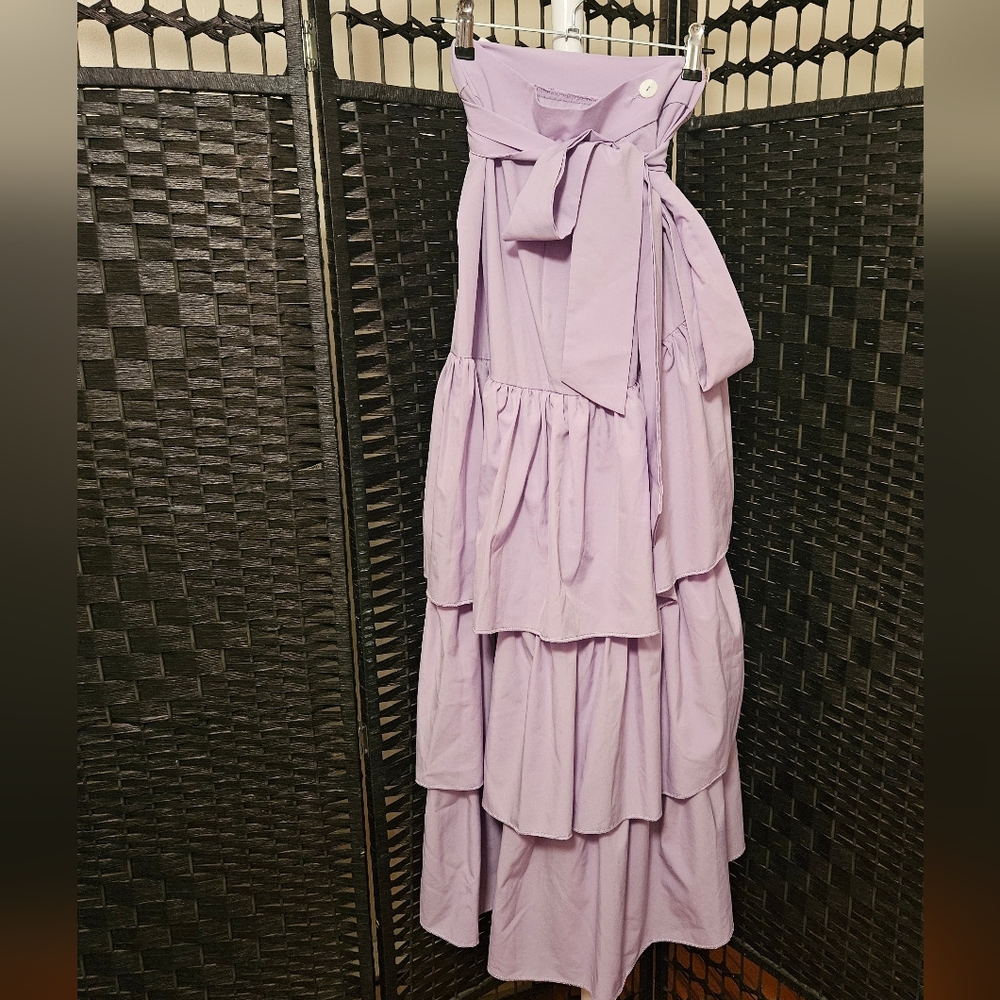 Purple Wrap Skirt